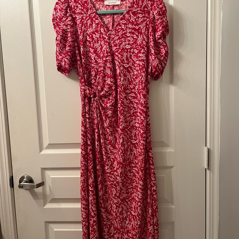Promod French brand midi dress with side slit